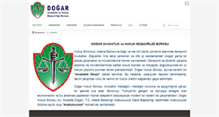 Desktop Screenshot of dogarhukuk.com