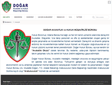 Tablet Screenshot of dogarhukuk.com